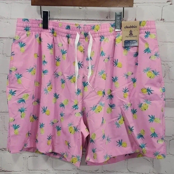 Chubbies The Quick Dips 5.5" Swim Trunks with Liner Shorts Mens Size XXL NWT